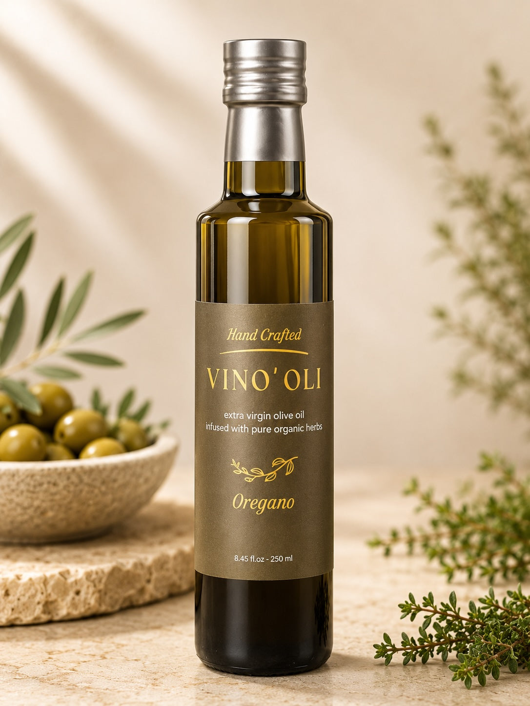 Oregano Infused Olive Oil