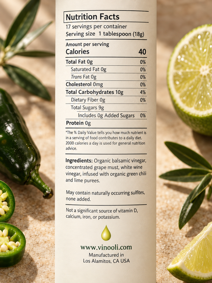 Green Chili & Lime White Balsamic