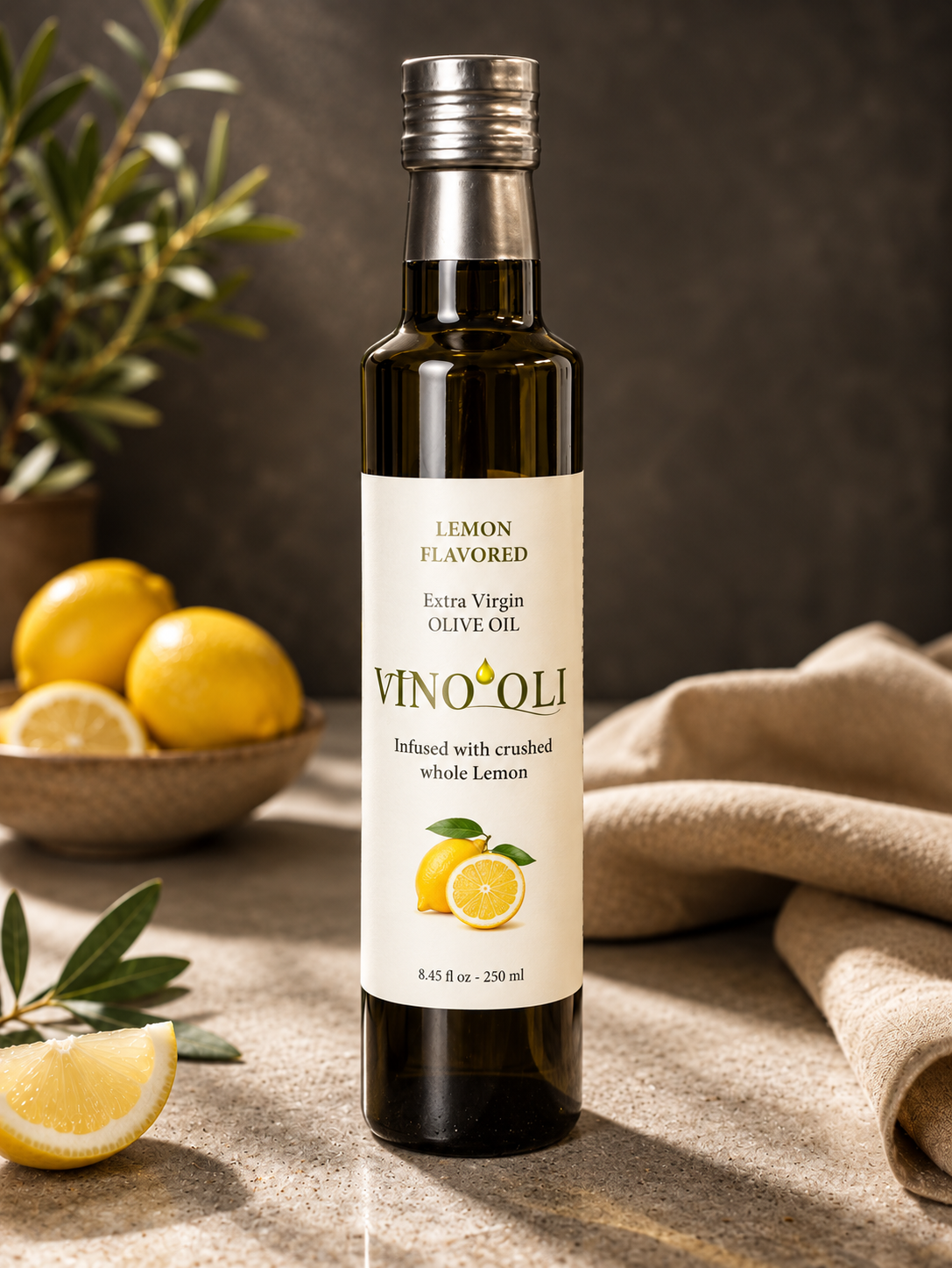 Lemon Co-Pressed Extra Virgin Olive Oil