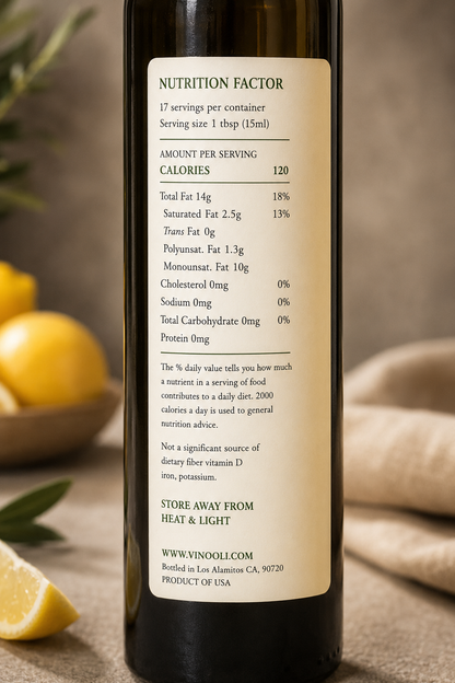 Lemon Co-Pressed Extra Virgin Olive Oil