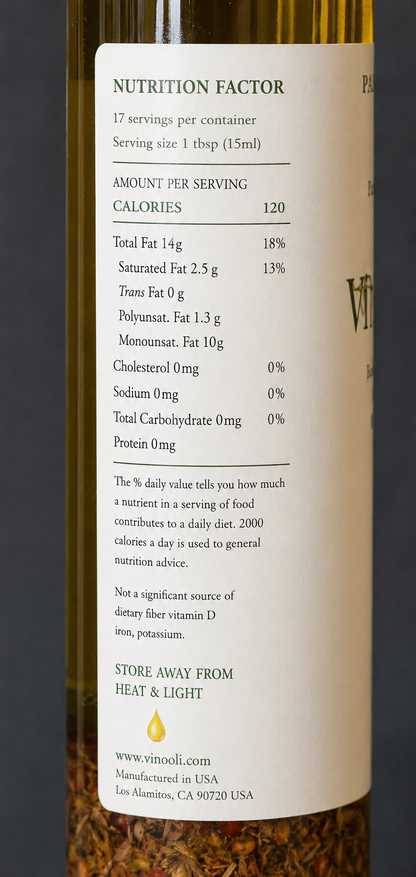Parmesan Pesto Seasoning Oil